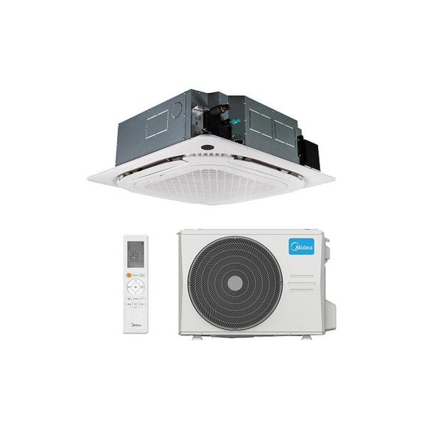 Aer conditionat tip caseta Midea Compact Roundflow 12000 BTU MCA4U-12HRFNX(GA)/ T-MBQ4-03AWD/ MOX230-12HFN8